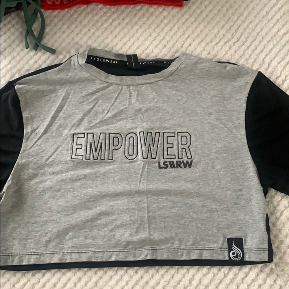 LS\\RW Mesh Cropped T-shirt
